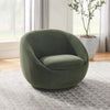 2026 NewBetter Homes & Gardens Mira Swivel Accent Chair, Cream Shearling