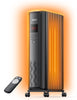 2026 NewDreo Oil Filled Radiator, Electric Radiant Heaters for indoor use Large Room with Remote Control, Child Lock, 4 Modes, Overheat & Tip-Over Protection, 24h Timer, Digital Thermostat, Quiet, 1500W